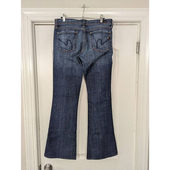 Citizens of Humanity Low Rise Flair Jeans women's size 29 dark wash Ingrid 002‎ - Picture 4 of 10